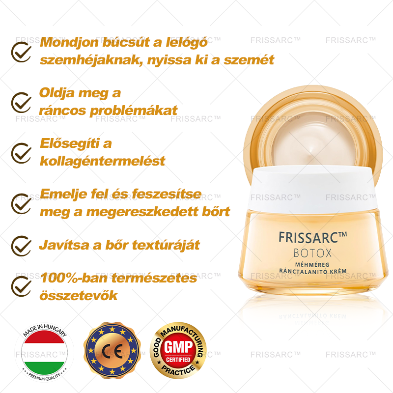 🏵️🏵️【Hivatalos Márkabolt】FRISSARC™ Botox Méhméreg Ránctalanító Krém